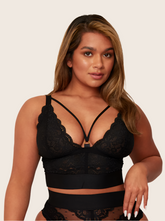 Gia Bralette : Midnight Black