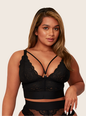 Bralette Gia : Noir Minuit