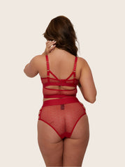 Kayla Bralette : Raspberry Red