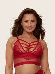 Kayla Bralette : Raspberry Red