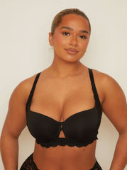 Daley Lace Bra Bundle : Black & Blue Coral