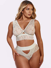 Parure Ivy : Vert Argenté