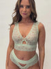 Bralette Ivy : vert argenté