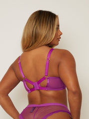 Raya Balcony Bra : Vamp Purple