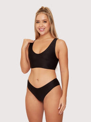 Bralette Stevie Multi-Pack : Noir & Basilic