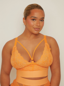  Bralette Gia : Orange Sunburst