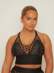 Maya Bralette : Midnight Black