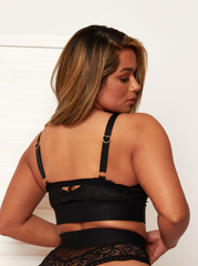 Bralette Gia : Noir Minuit