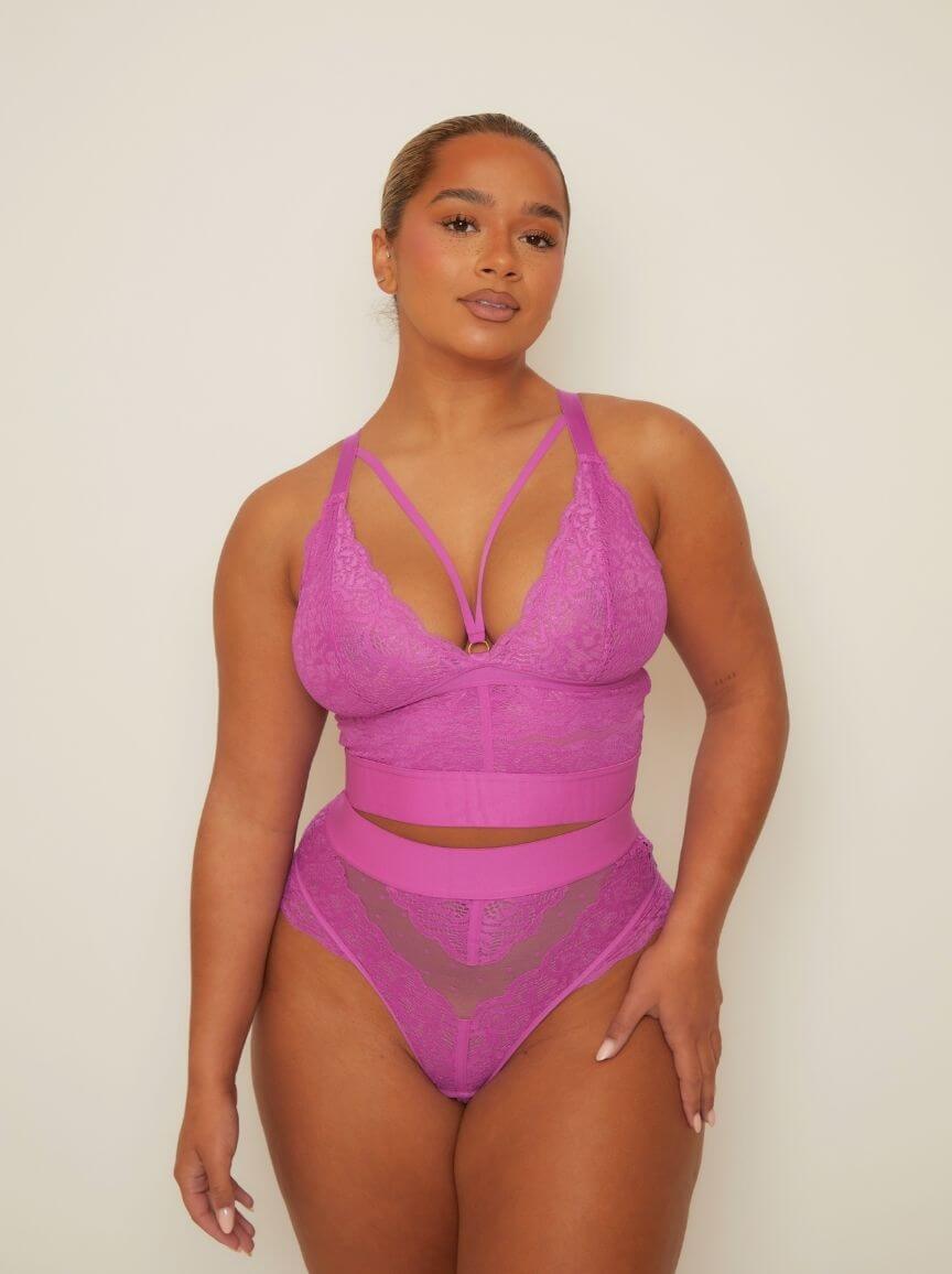 Gia Bralette : Vibrant Purple