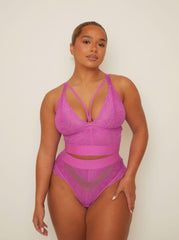 Bralette Gia : Violet Vibrant