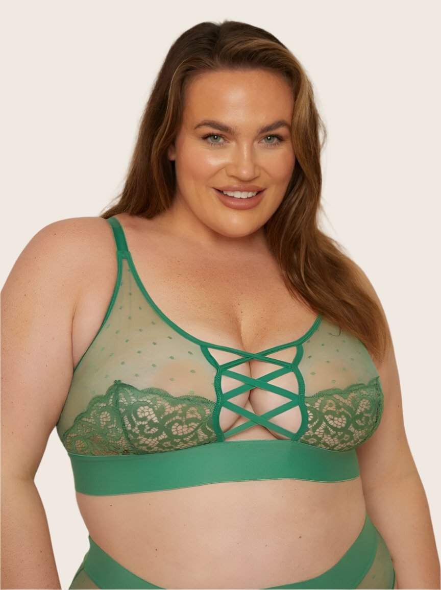 Abigail Bralette : Amazon Green