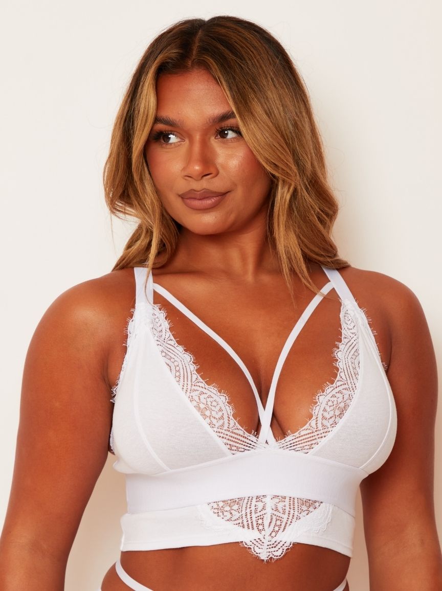 Brassière Aspen : Blanc Glacé