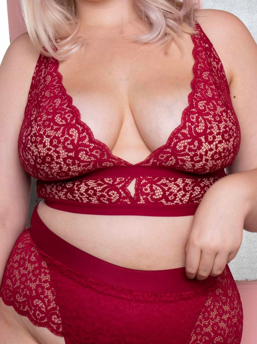 Eden Bralette : Biking Red