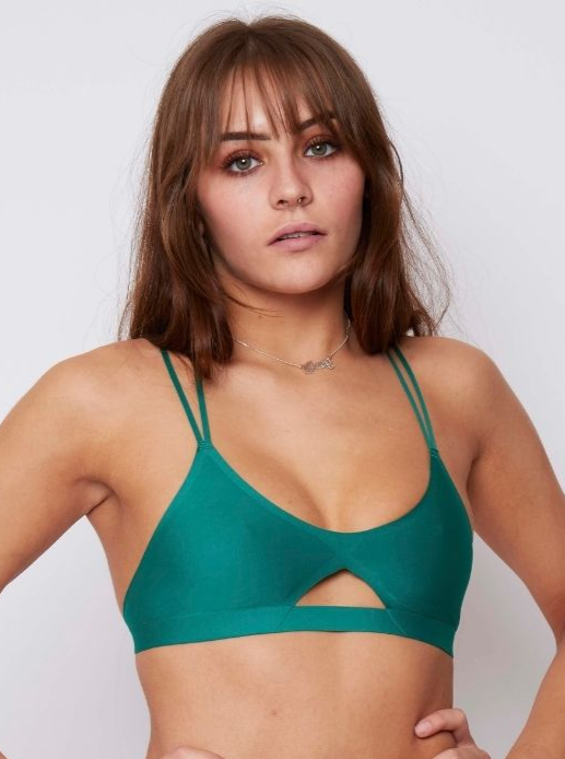 Harley Bralette : Forest Green