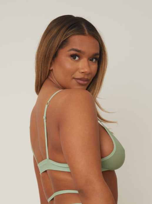 Bralette Indie : Basil Green