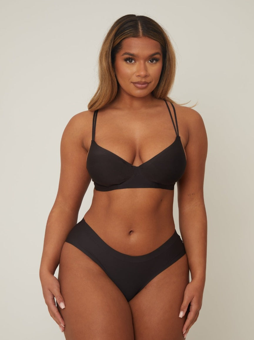 Frankie Bralette : Jet Black