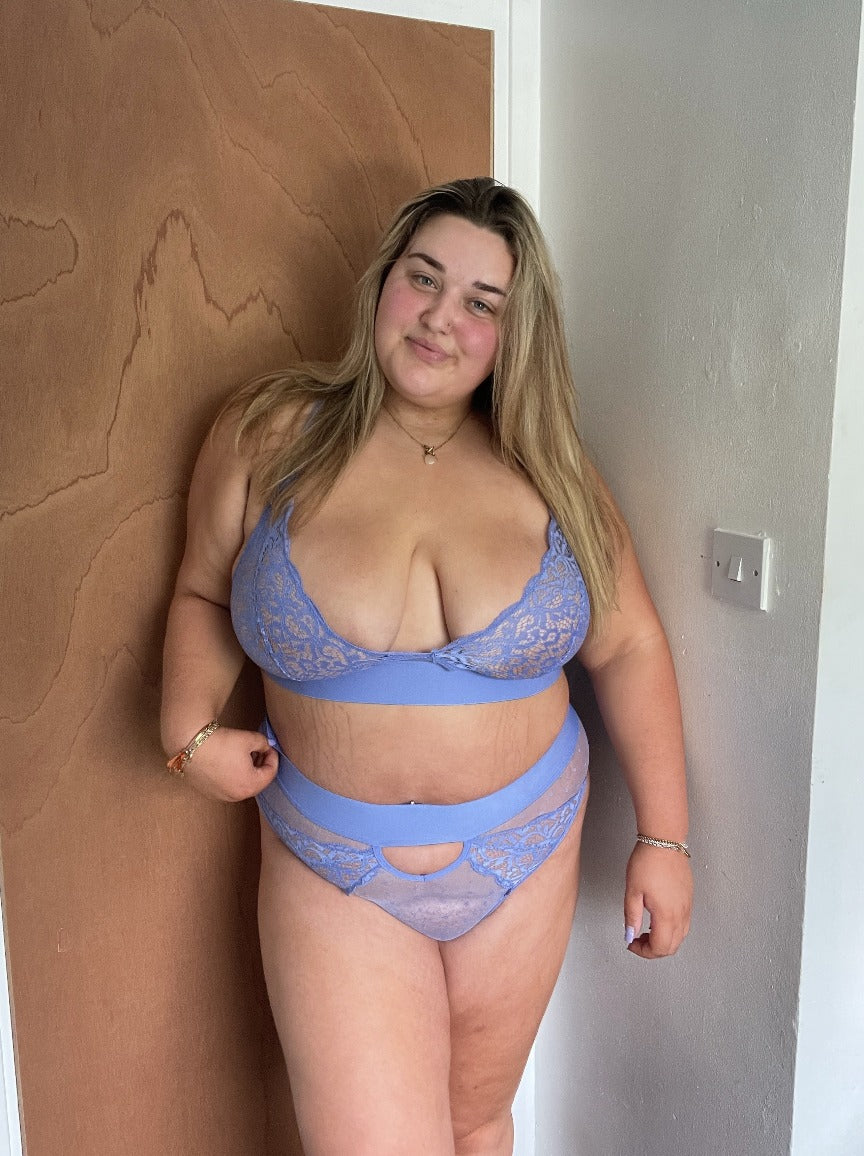 Julisa Bralette : Bleu Caroline