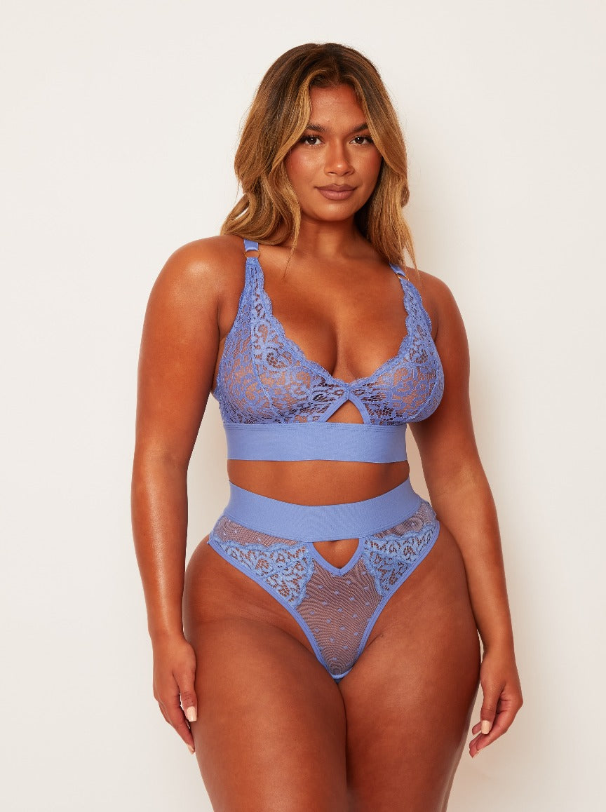 Julisa Bralette : Bleu Caroline