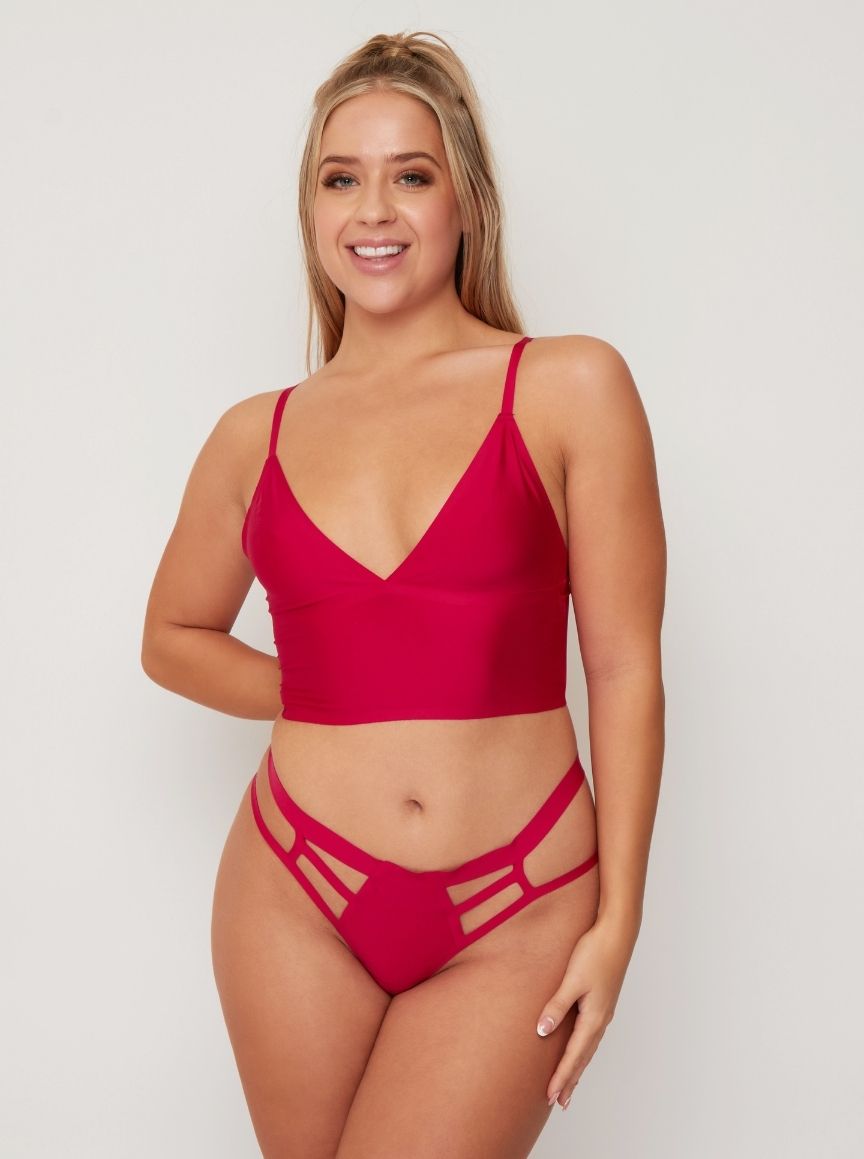 Bobby Bralette : Rose cerise