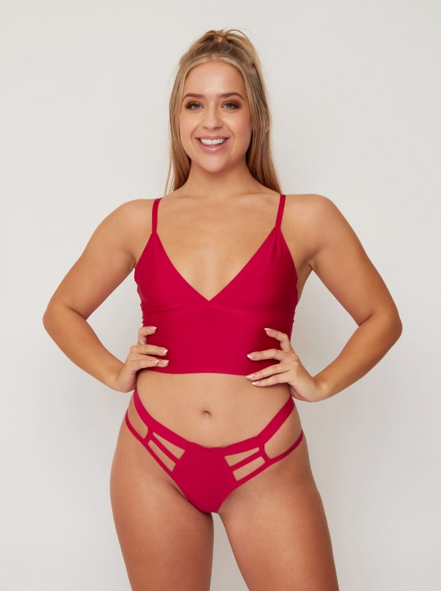 Bobby Bralette : Rose cerise