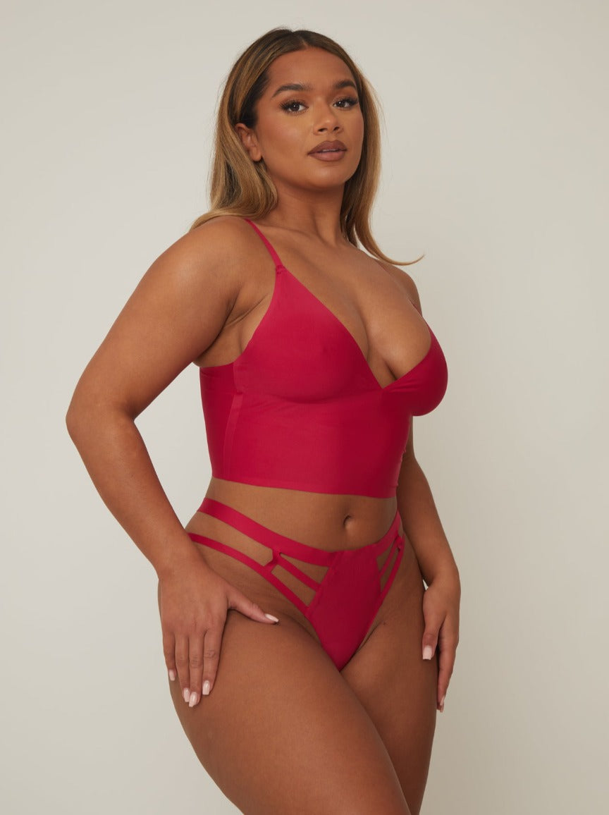 Bobby Bralette : Rose cerise