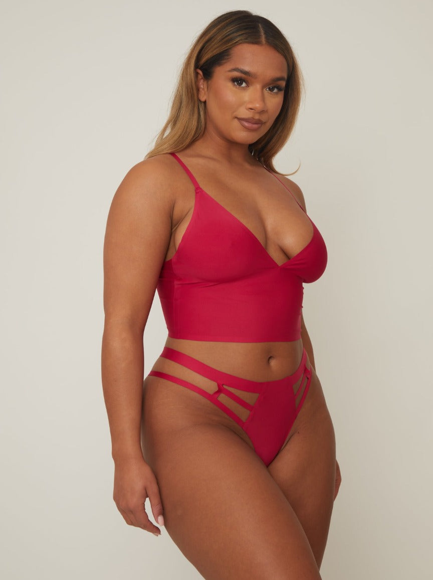 Bobby Bralette : Rose cerise