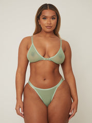 Bralette Indie : Basil Green