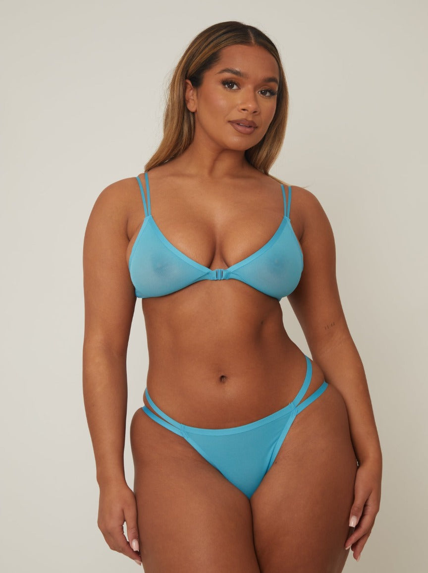 Bralette Indie : Aqua Blue