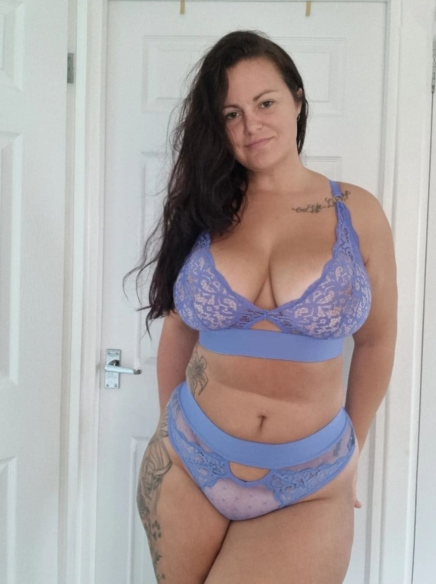 Julisa Bralette : Bleu Caroline