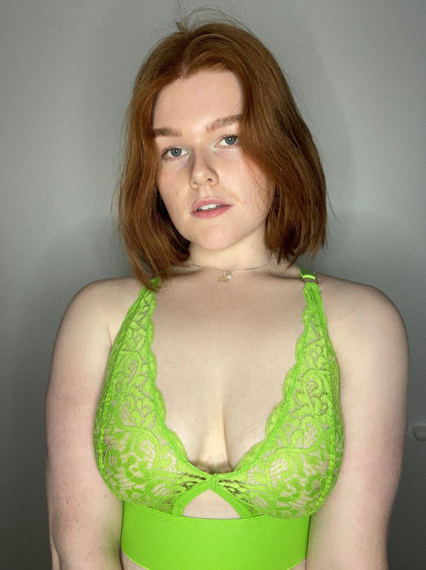 Julisa Bralette : Vibrant Lime