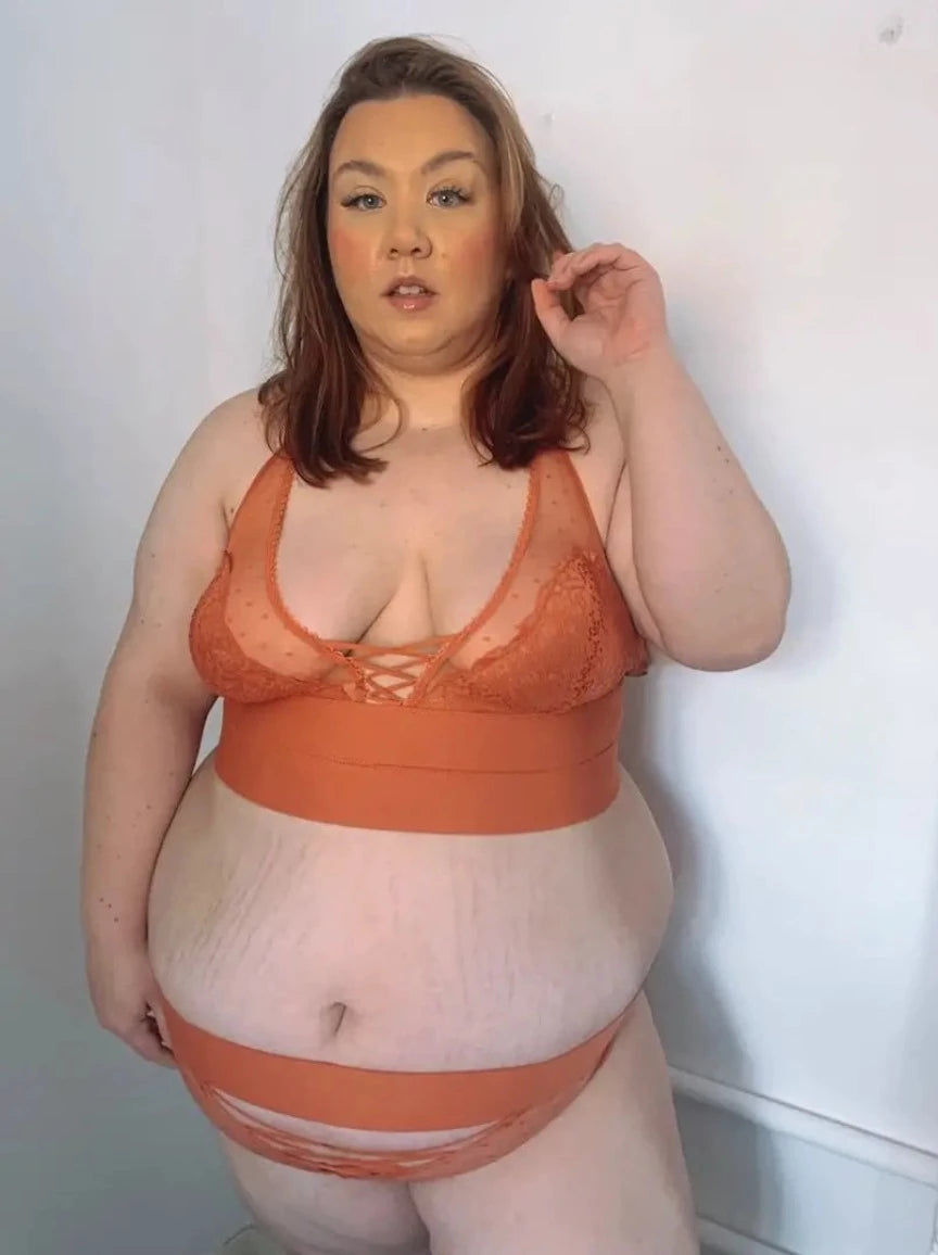 Maya Bralette : Cidre Orange