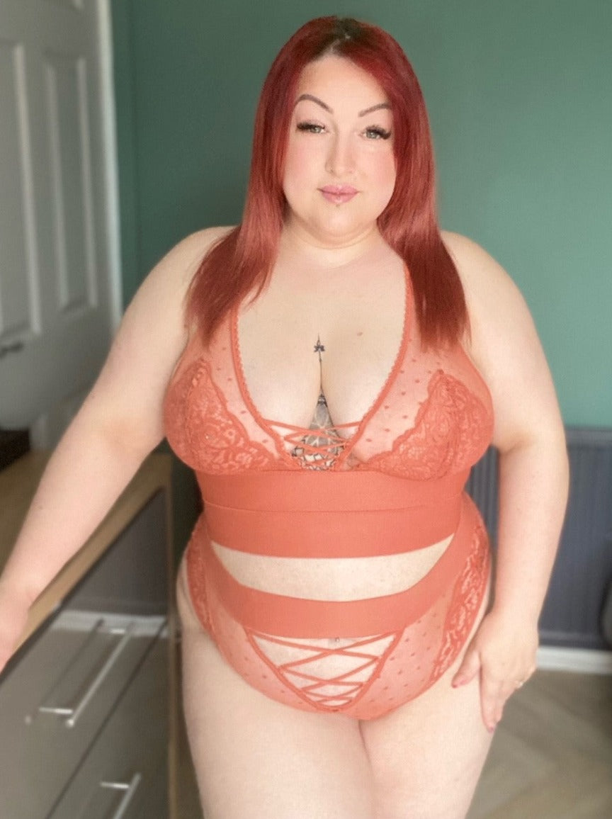 Maya Bralette : Cidre Orange