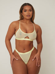 Sunnie Bralette : Lemon Yellow