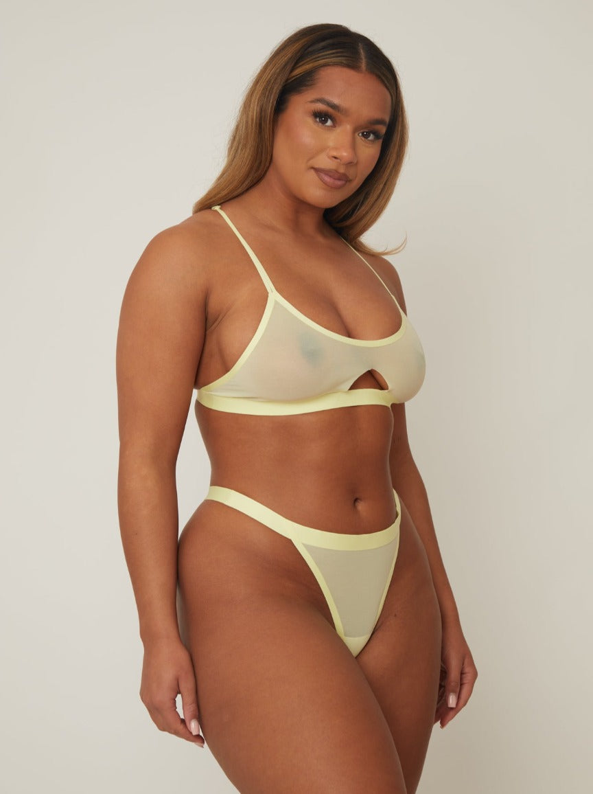 Bralette Sunnie : Jaune citron